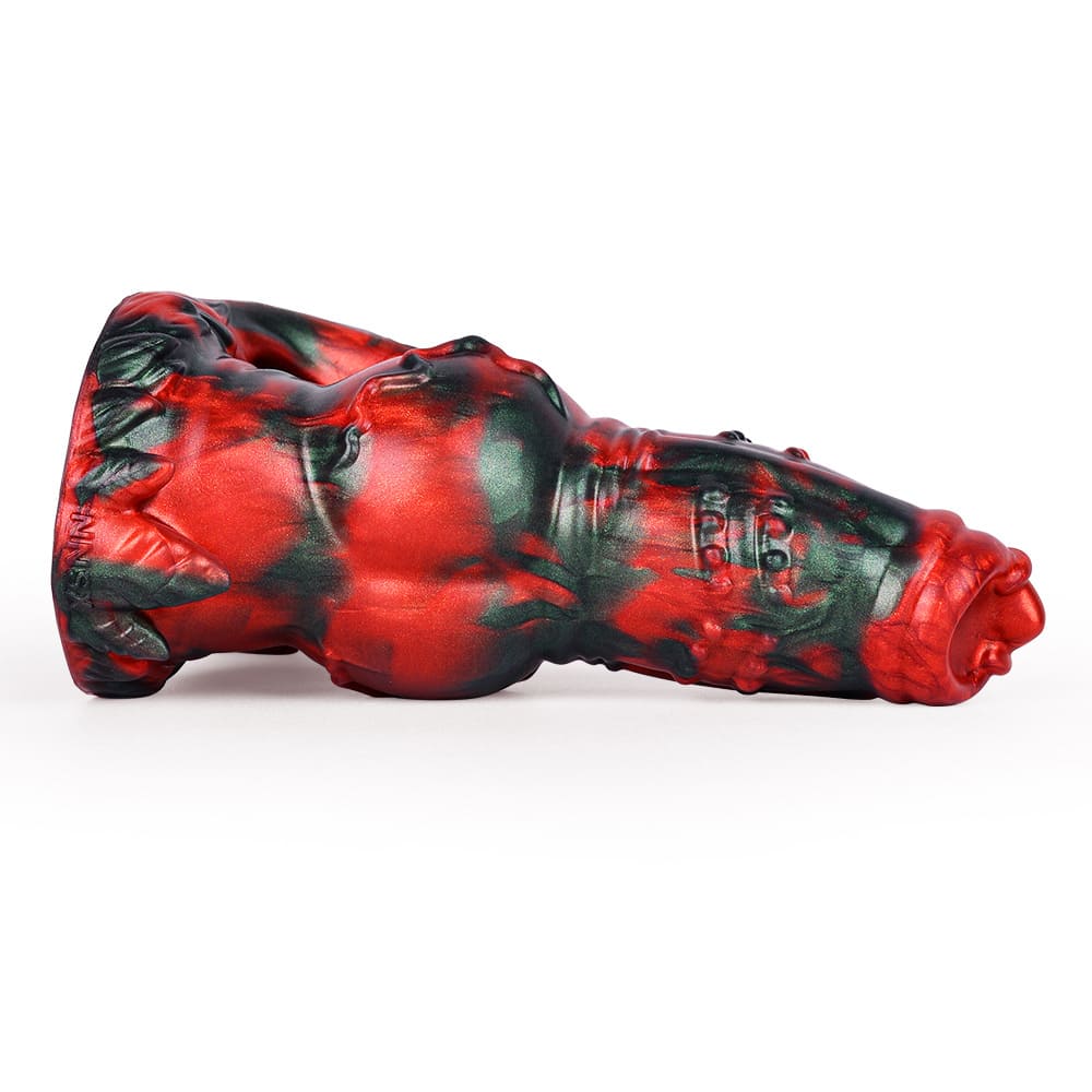 BlazeKnot - 7.7 Inch Silicone Fantasy Dildo – Dog Knot Dildo
