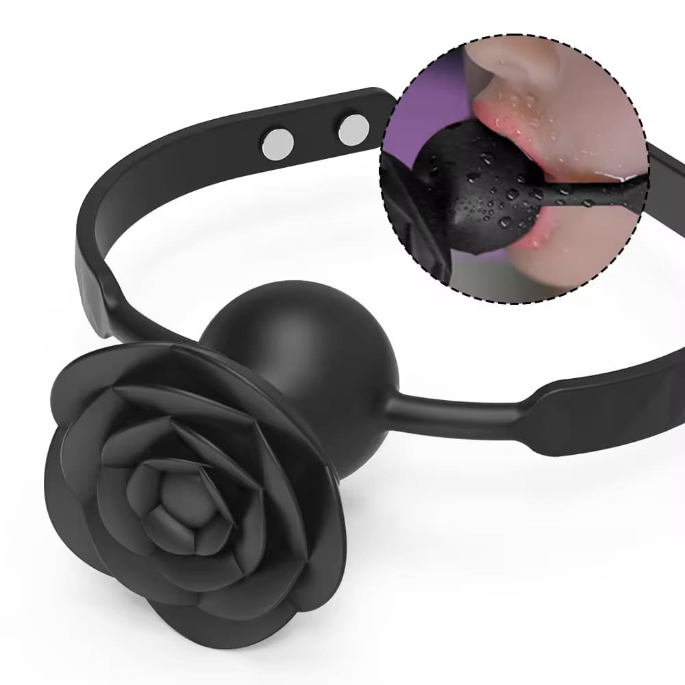 Blazing-Rose-Silicone-Rose-Ball-Gag-Vibrating-Bondage-Toy