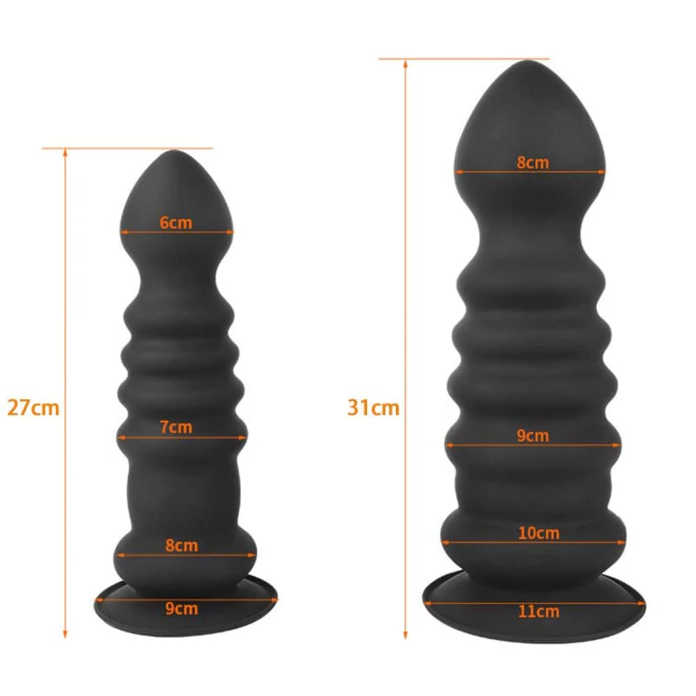 Bolt-Dual-Density-Silicone-Inflatable-Anal-Plug