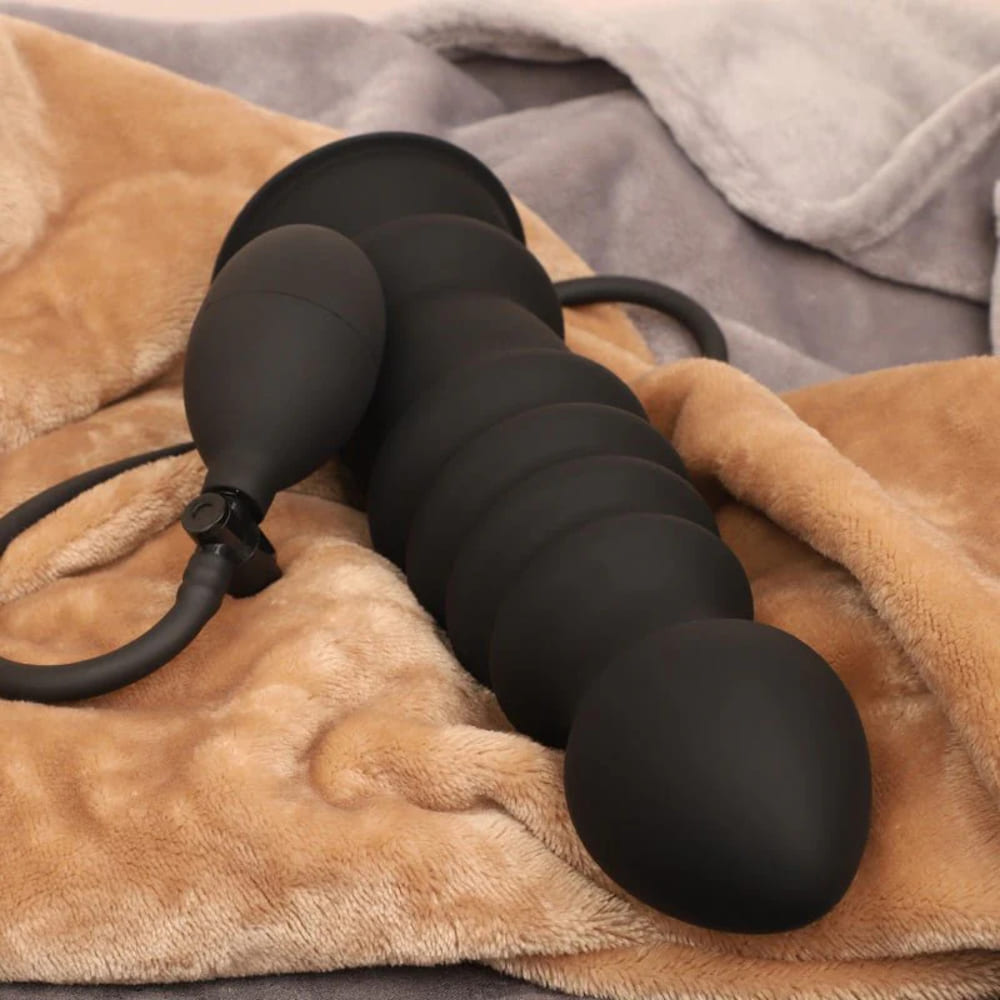Bolt-Dual-Density-Silicone-Inflatable-Anal-Plug