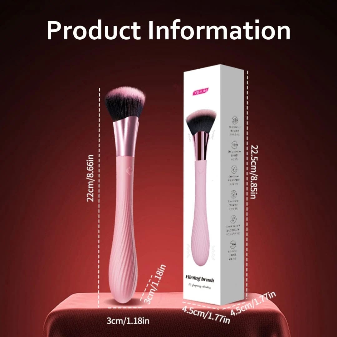 Brush-Pink-Make-Up-Brush-Massager-G-Spot-Vibrator