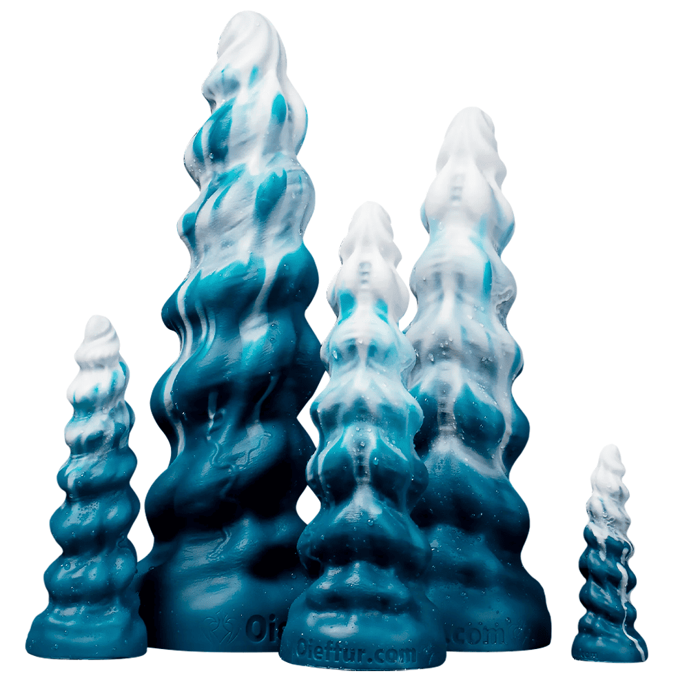 Conqueror-Fantasy-Silicone-Dildo-Alien-Spiral-Dildo-5-Sizes