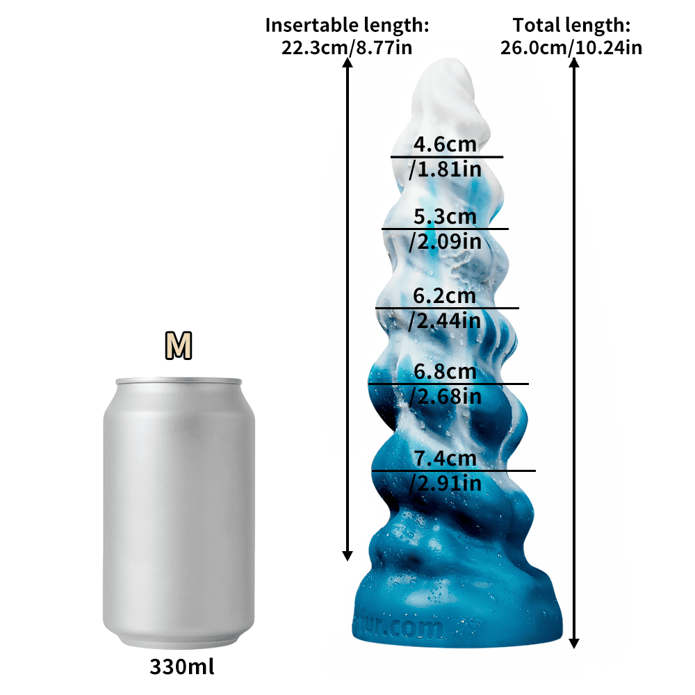 Conqueror-Fantasy-Silicone-Dildo-Alien-Spiral-Dildo-5-Sizes