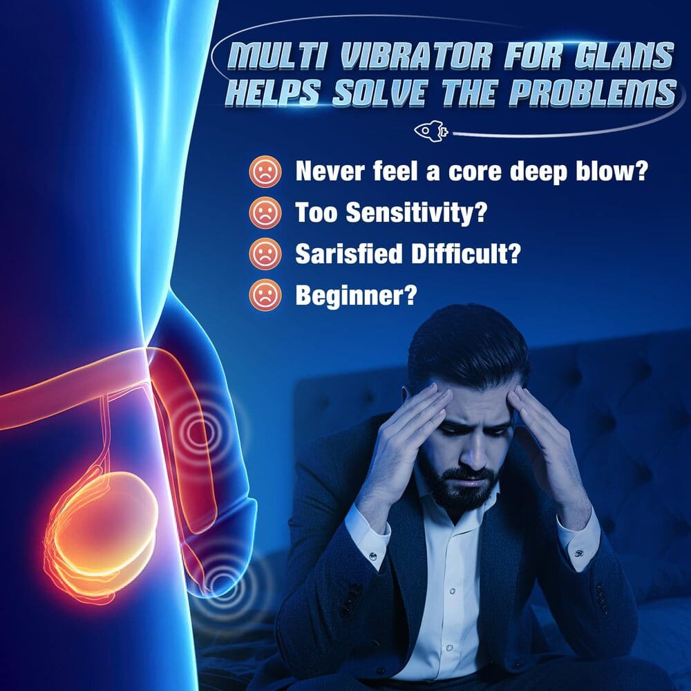 DeepSync - Male Masturbator - Glans Vibrator