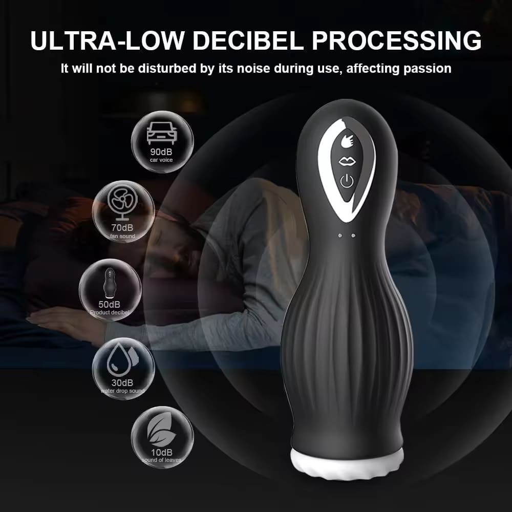 DragonLick - Silicone Male Masturbator - Vibrating & Suction Stroker