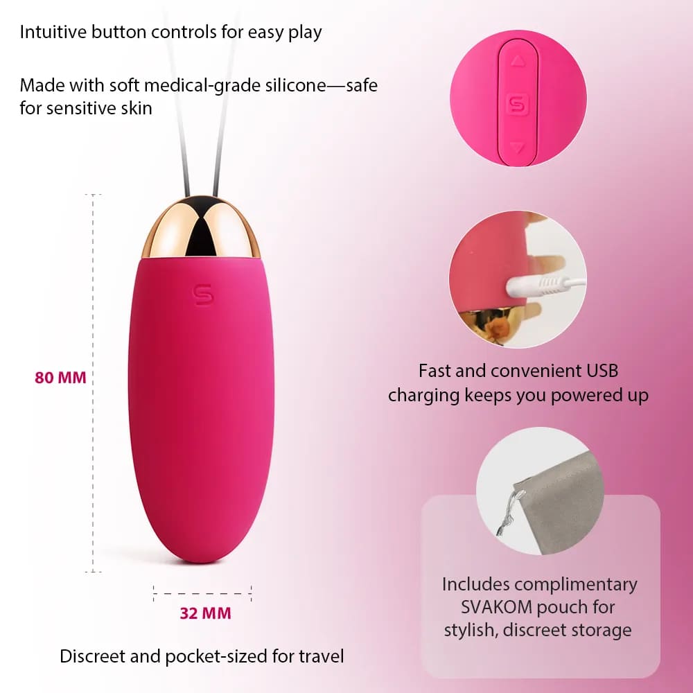 ELVA-Remote-Control-Egg-Vibrator-Discreet-Wearable-G-Spot-Clitoral-Toy