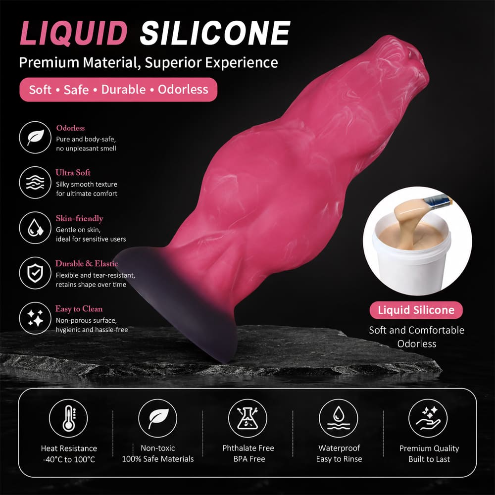 Fenro-Large-Dog-Knot-Dildo-Suction-Cup-Dildo-5-Sizes