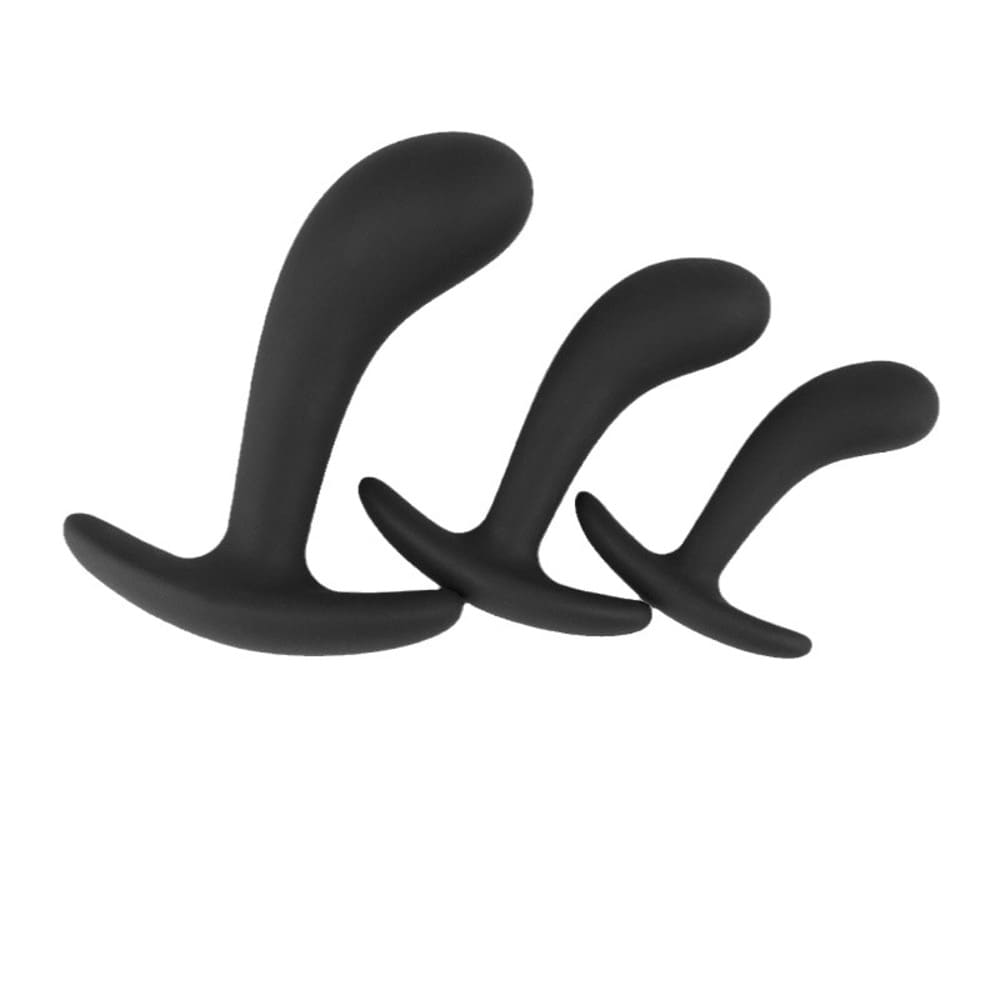 Finger-Silicone-Anal-Plug-Set-Prostate-Sex-Toy
