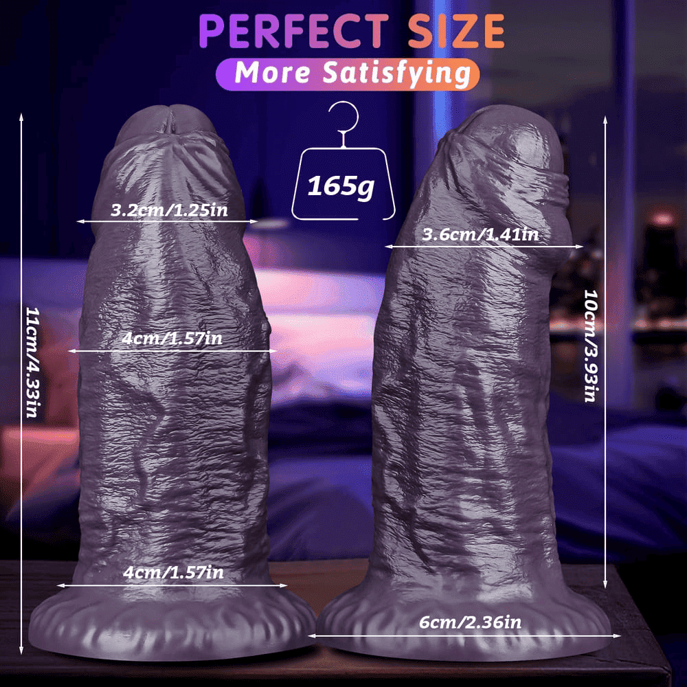 Fleshcurrent-4-3-Inch-Realistic-Silicone-Vibrating-Dildo