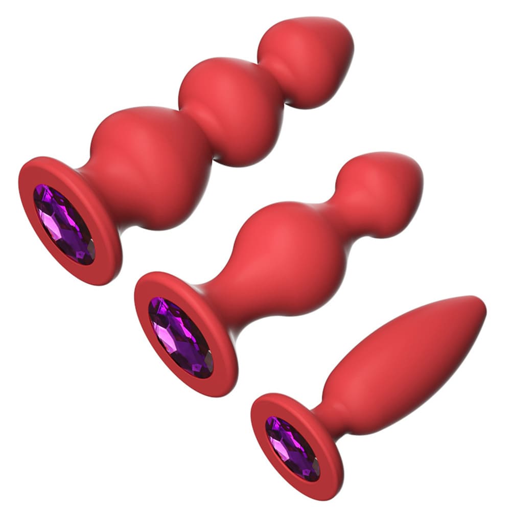 Freya-Beaded-Anal-Plug-Anal-Training-Kit