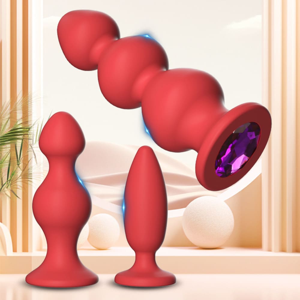 Freya-Beaded-Anal-Plug-Anal-Training-Kit