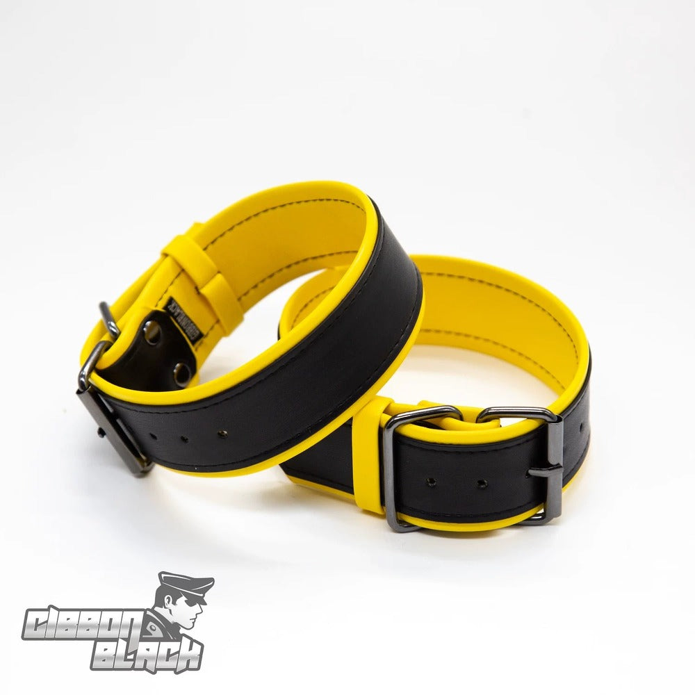 Gibbon-Black-Leather-Puppy-Armband