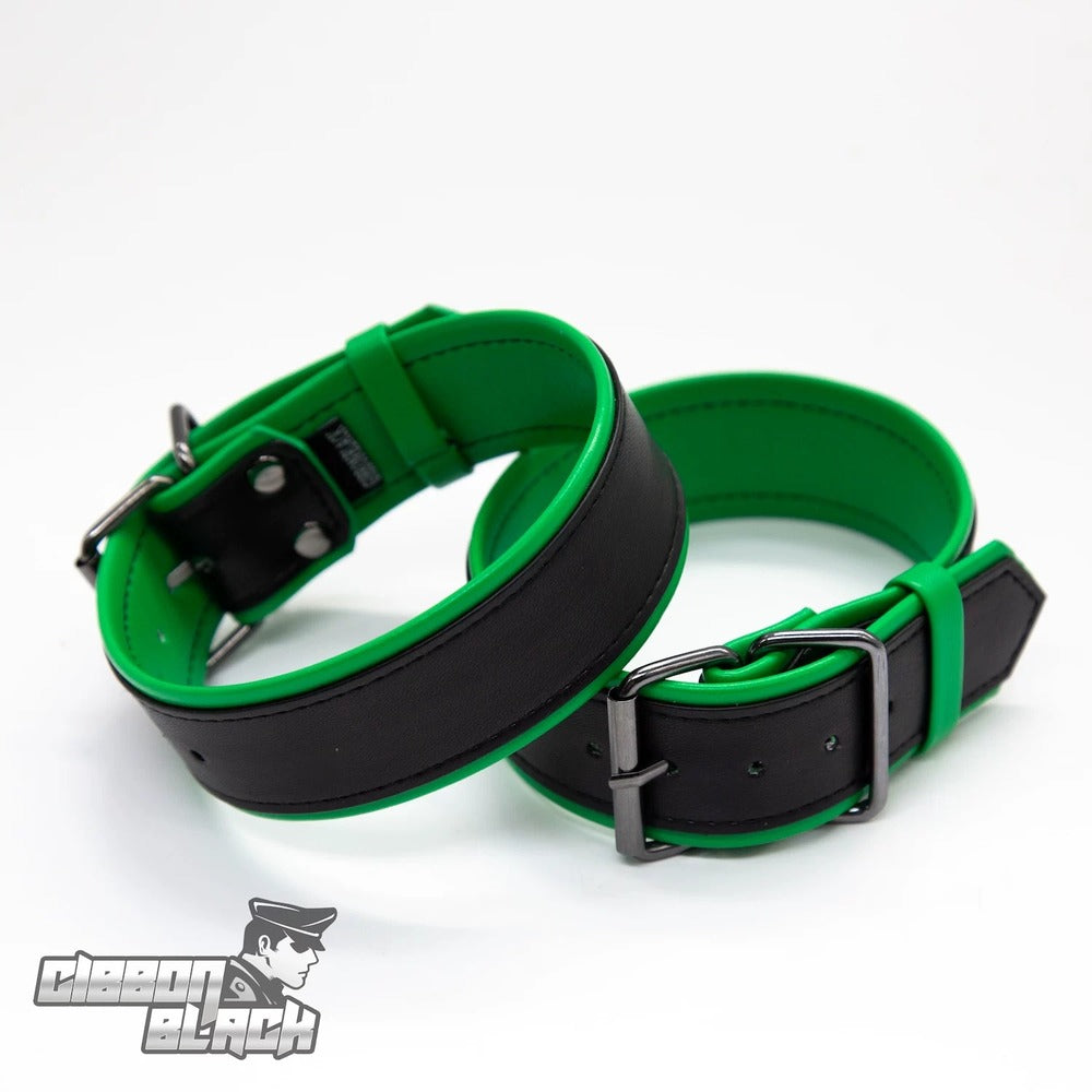 Gibbon-Black-Leather-Puppy-Armband