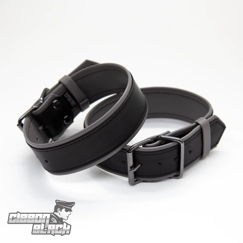 Gibbon-Black-Leather-Puppy-Armband