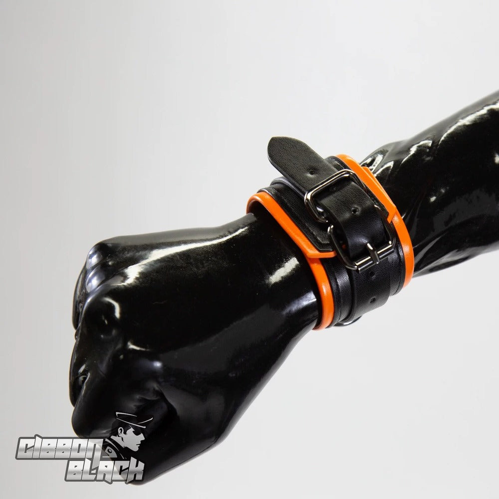 Gibbon-Black-Leather-Puppy-Wrist-Restraints