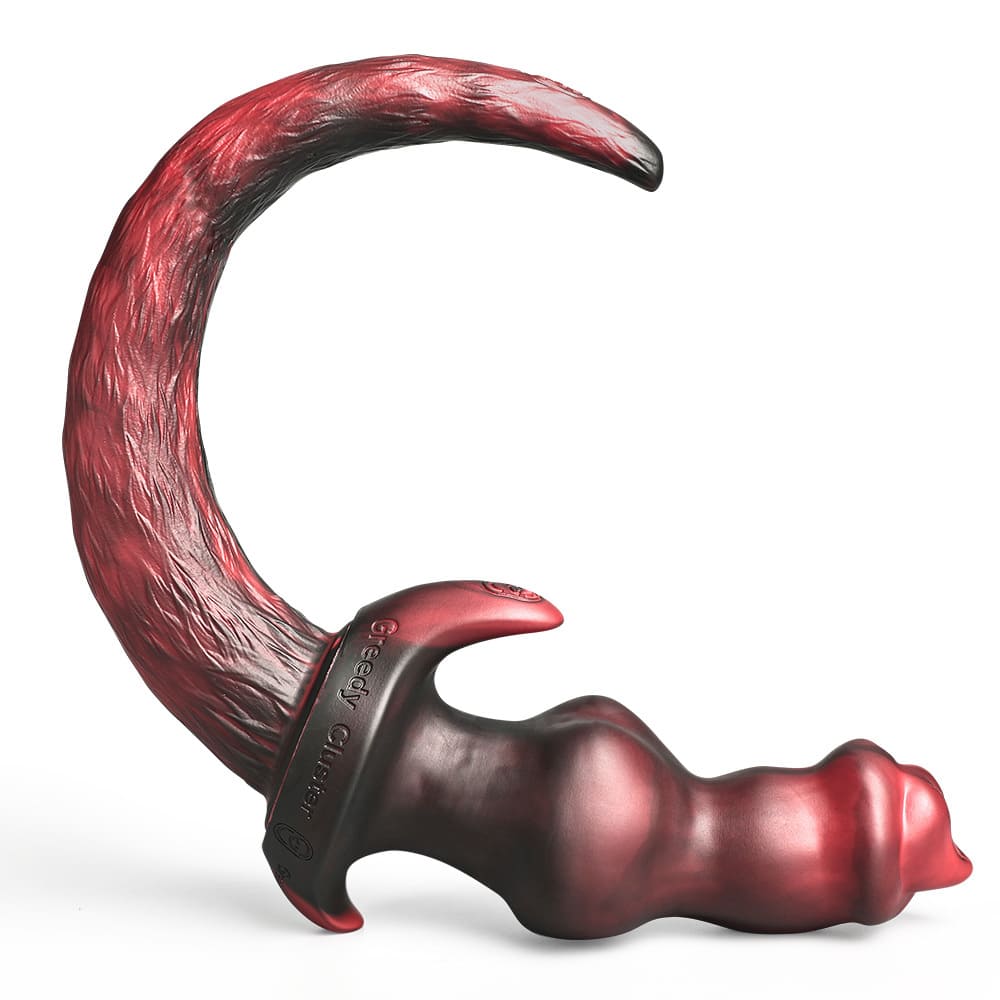 Greedy-Cluster-Pup-Woof-Tail-Plug-with-Knot-Dildo-3-Sizes