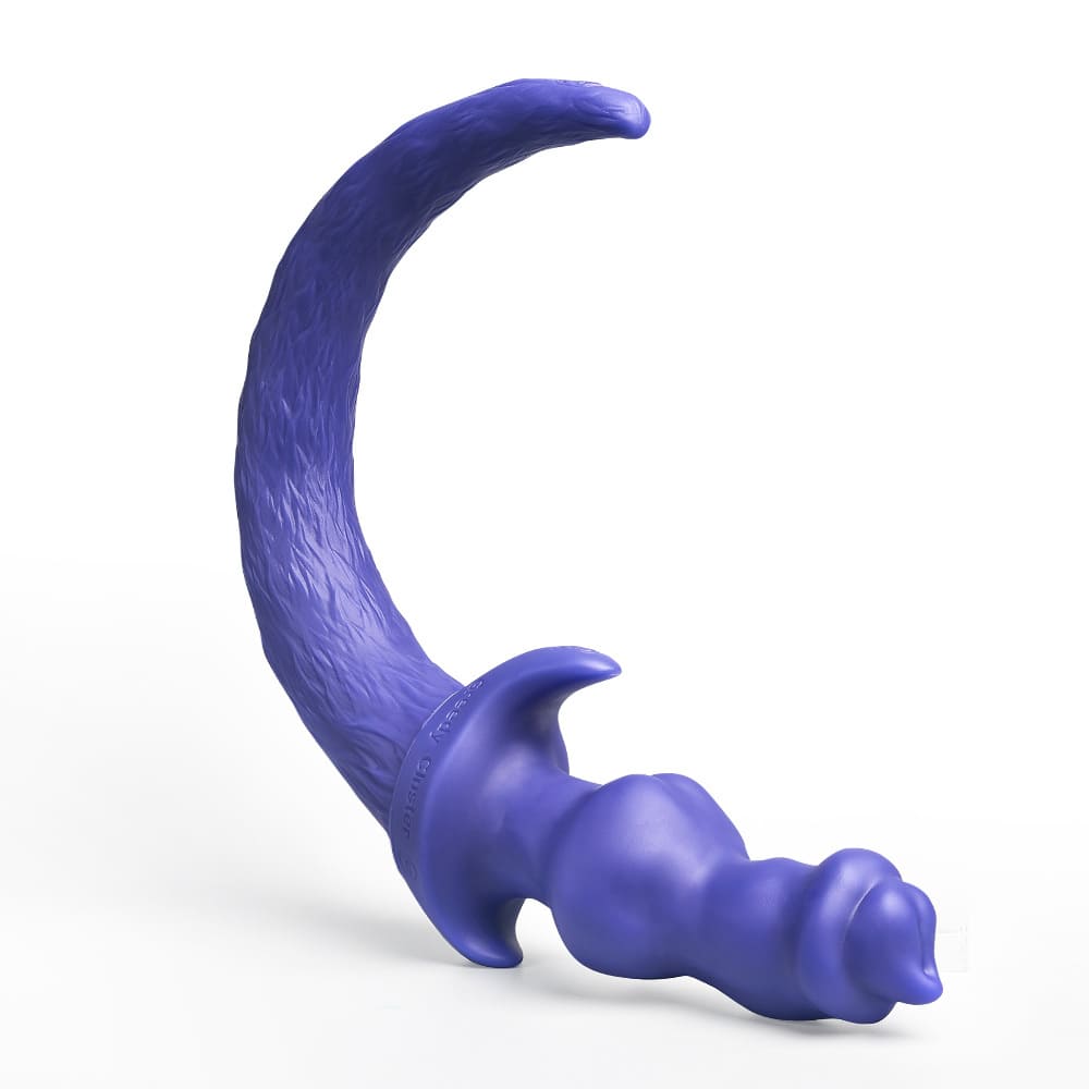 Greedy-Cluster-Pup-Woof-Tail-Plug-with-Knot-Dildo-3-Sizes