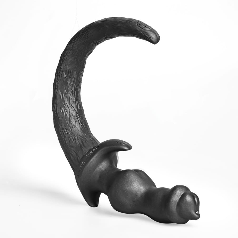 Greedy-Cluster-Pup-Woof-Tail-Plug-with-Knot-Dildo-3-Sizes