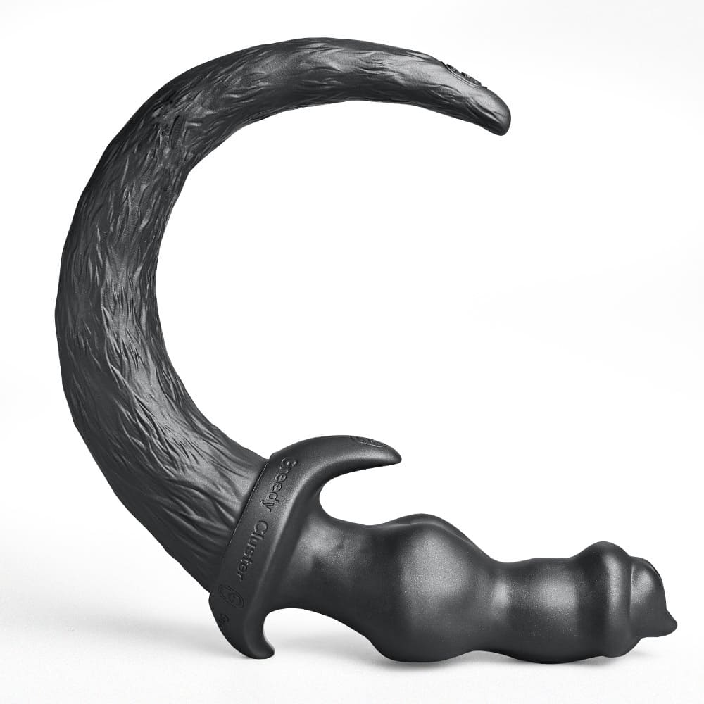 Greedy-Cluster-Pup-Woof-Tail-Plug-with-Knot-Dildo-3-Sizes