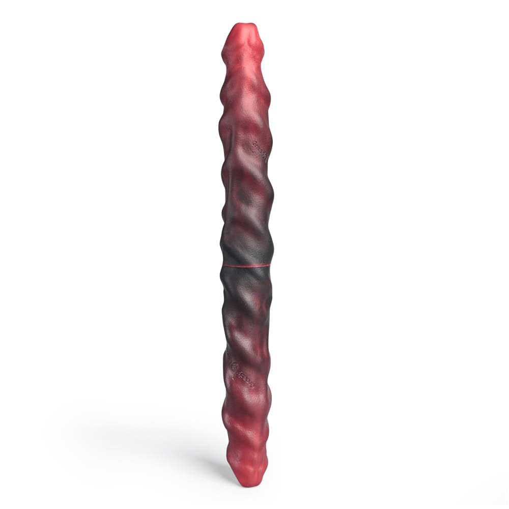 Greedy-Cluster-Ram-Twin-Silicone-Double-Ended-Spiral-Dildo
