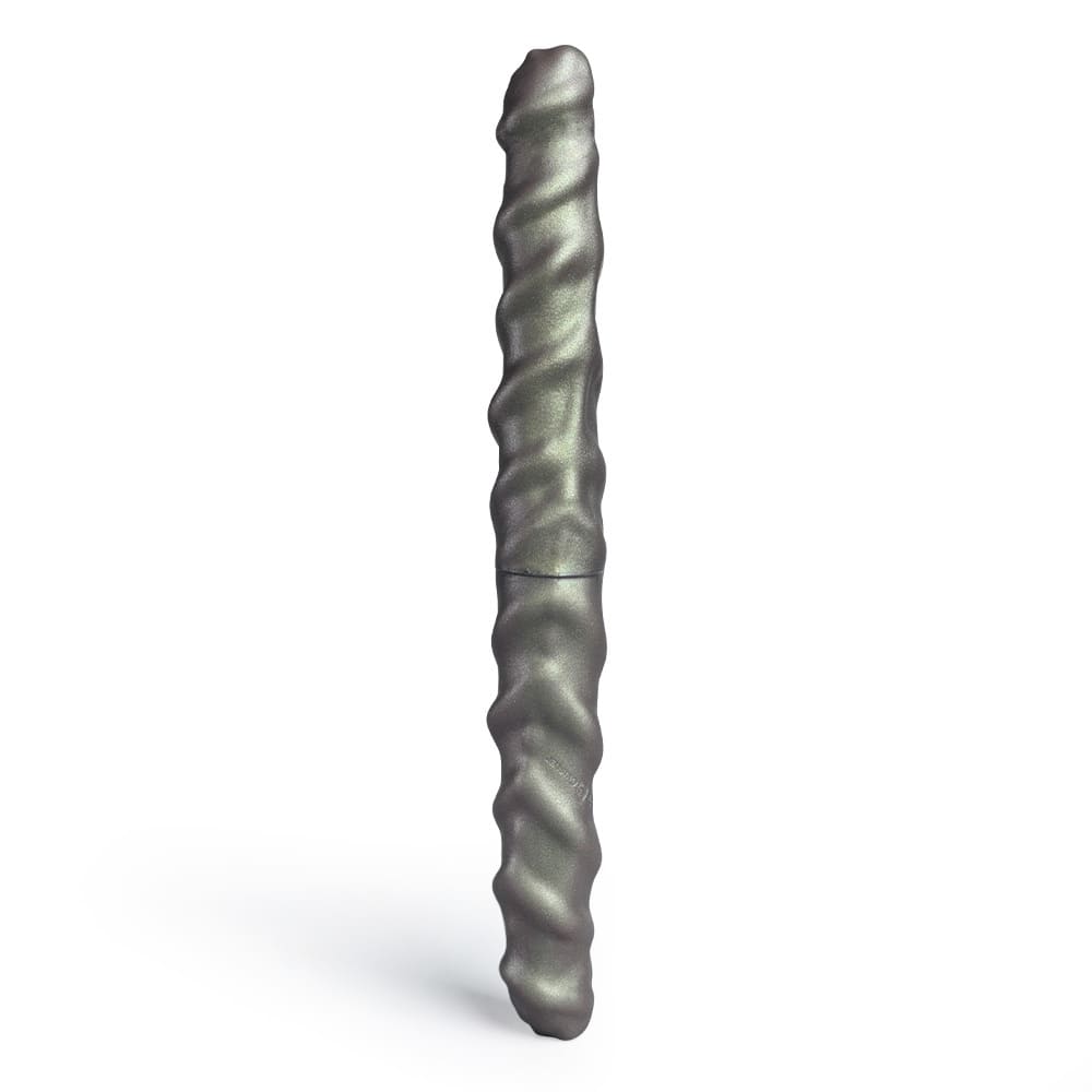 Greedy-Cluster-Ram-Twin-Silicone-Double-Ended-Spiral-Dildo
