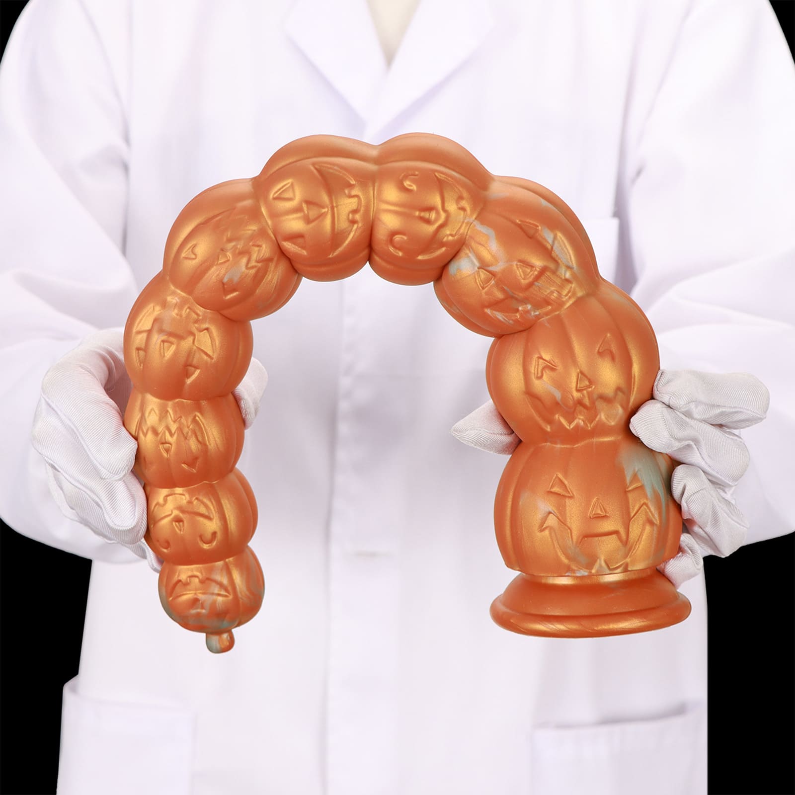 Halloween Pumpkin - Long Anal Plug - Anal Bead