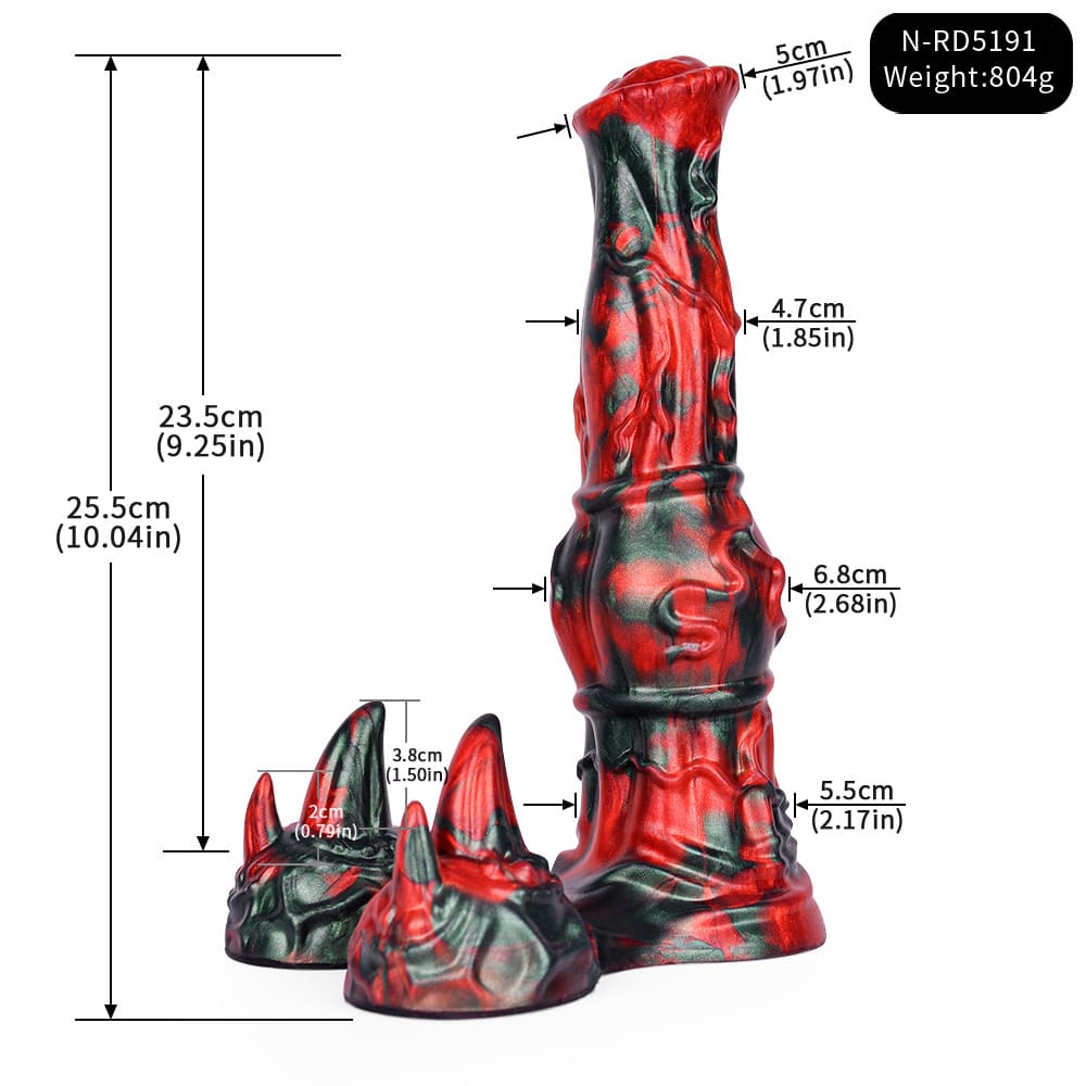 HellSteed – 10 Inch Silicone Fantasy Dildo – Horse Dildo & Knot Dildo