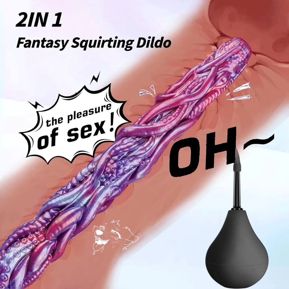 Hella-Ejaculating-Tentacle-Anal-Plug-Long-Anal-Toy