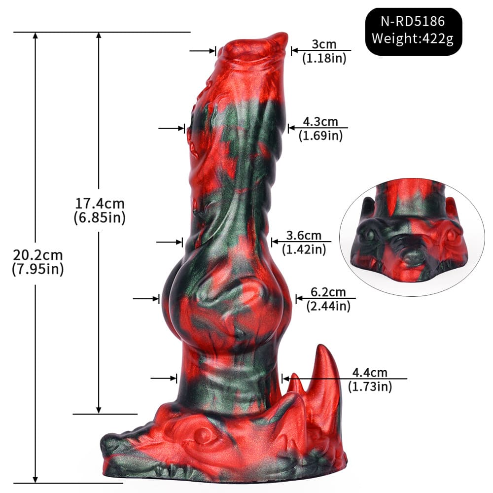 Hellhound_8-Inch-Silicone-Fantasy-Dildo-Dog-Knot-Dildo_2