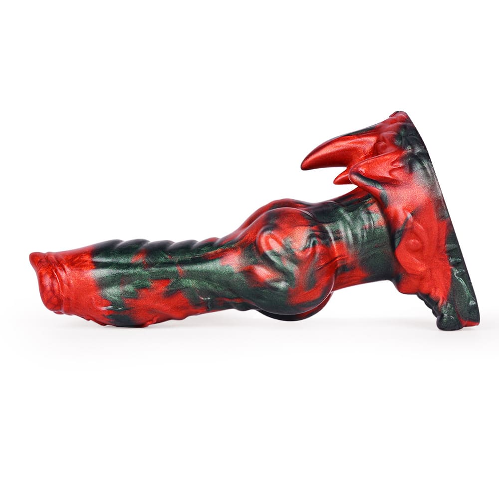 Hellhound – 8 Inch Silicone Fantasy Dildo – Christmas Edition Dog Knot Dildo