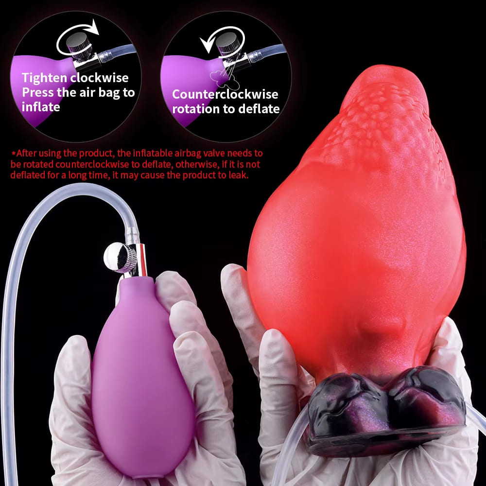 Hugo-Inflatable-Fantasy-Dildo-Squirting-Silicone-Dildo