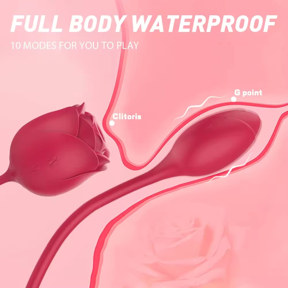 Immortal-Flower-Rose-Glow-2-in-1-Clitoral-Suction-Stimulator-with-Egg-Vibrator