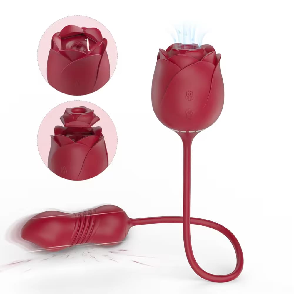 Immortal-Flower-V-2-in-1-Clitoral-Suction-Stimulator-with-Thrusting-Egg-Vibrator