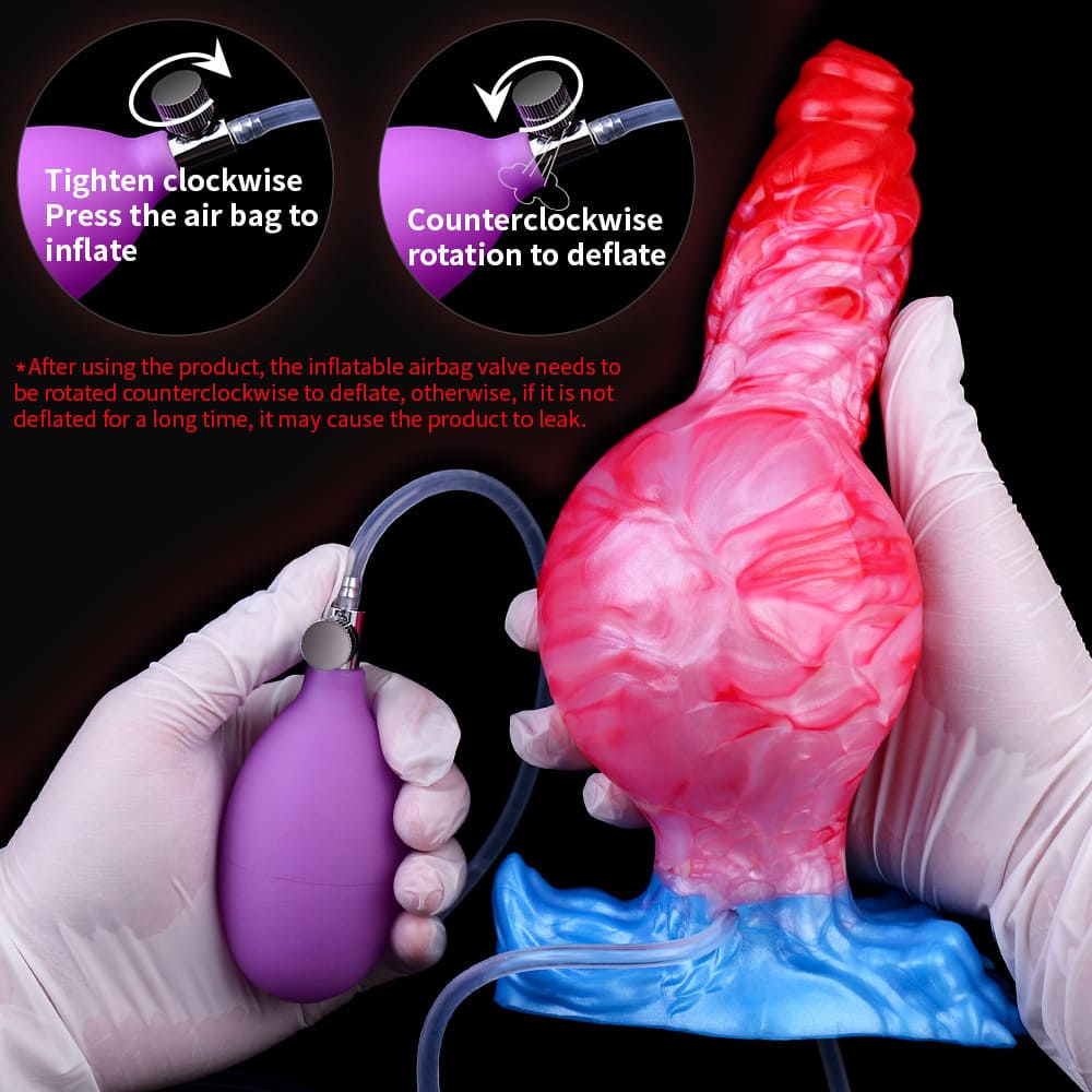 Ivan-Inflatable-Knot-Dildo-Squirting-Silicone-Dildo