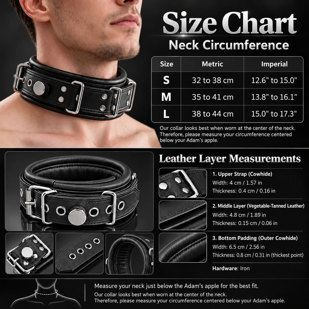 JulietToys-BDSM-Leather-Collar-3-Sizes