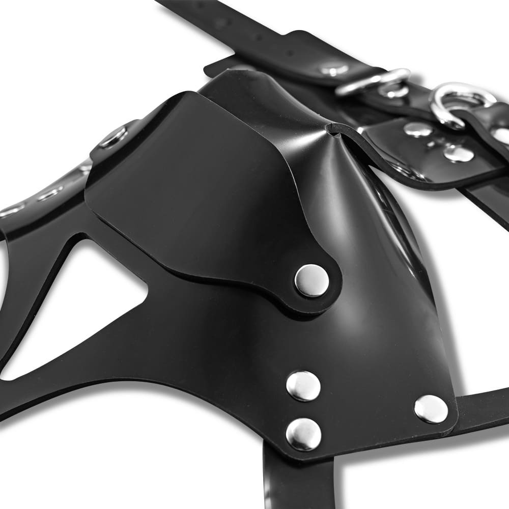 JulietToys - Silicone BDSM Head Harness Mask