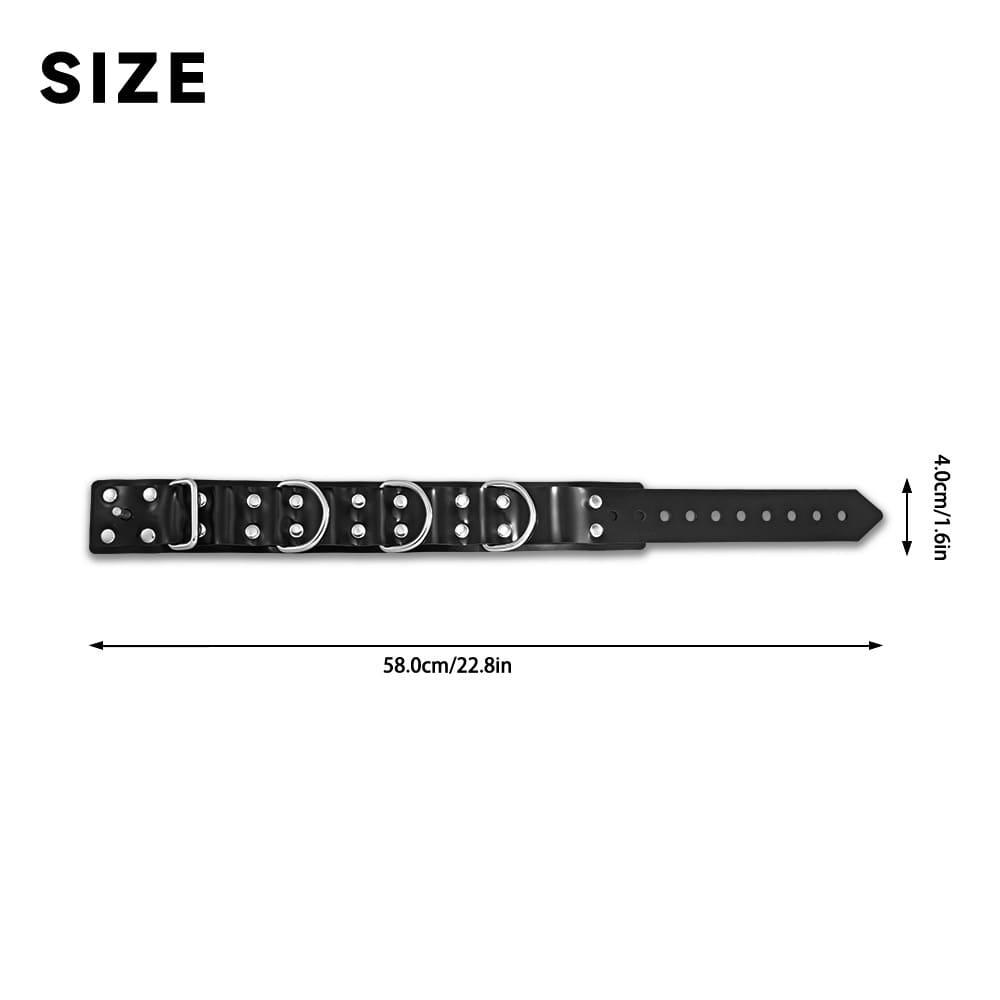 JulietToys Silicone BDSM Locking Collar