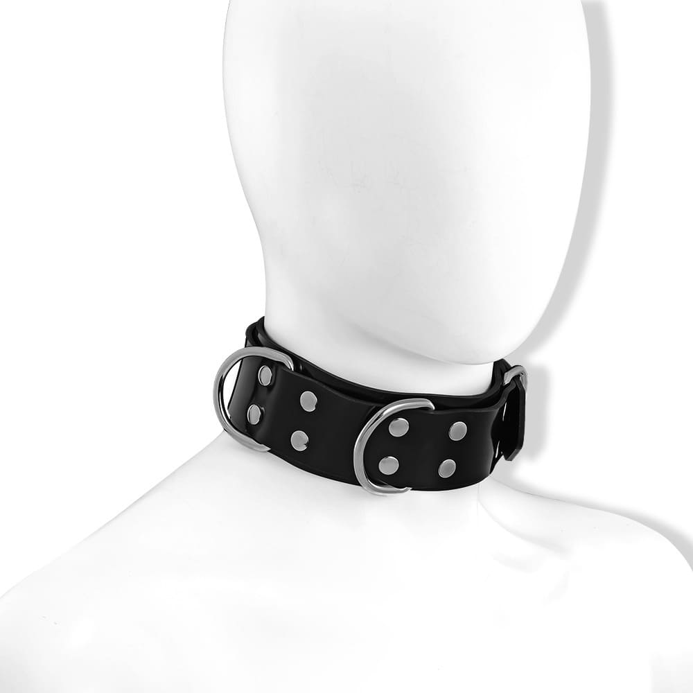 JulietToys Silicone BDSM Locking Collar
