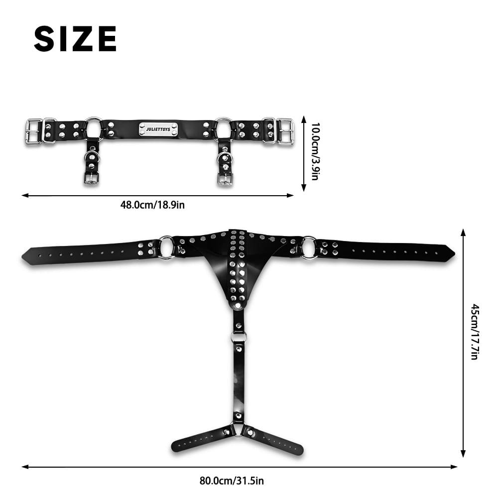 JulietToys-Silicone-BDSM-Studded-Jockstrap