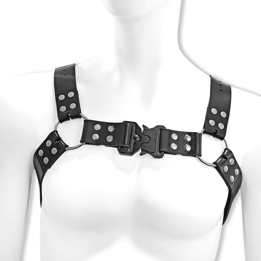 JulietToys Silicone Technical Chest Harness