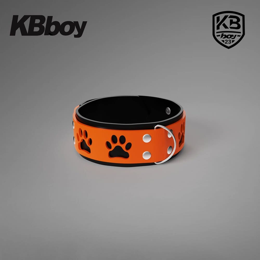 KBboy-Puppy-Paw-Outline-Silicone-Collar