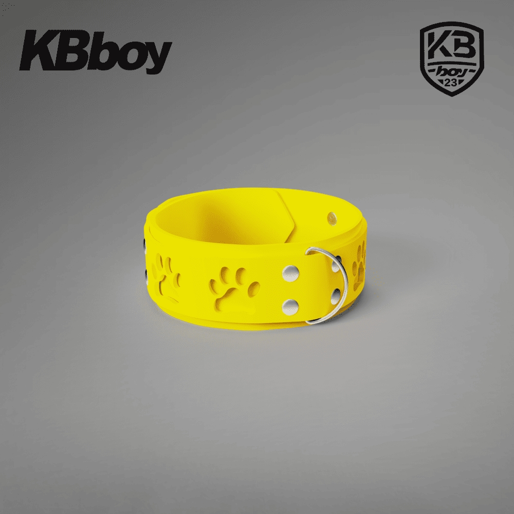 KBboy-Puppy-Paw-Outline-Silicone-Collar