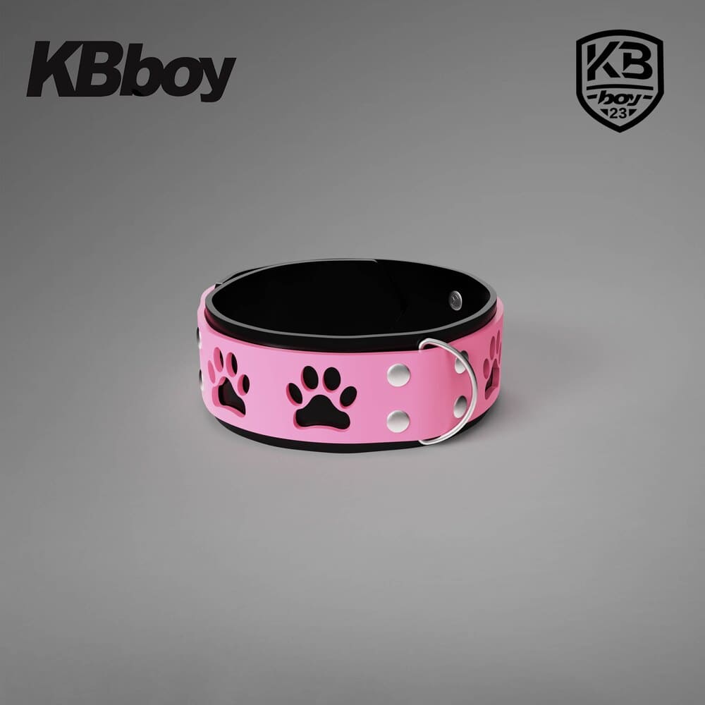 KBboy-Puppy-Paw-Outline-Silicone-Collar