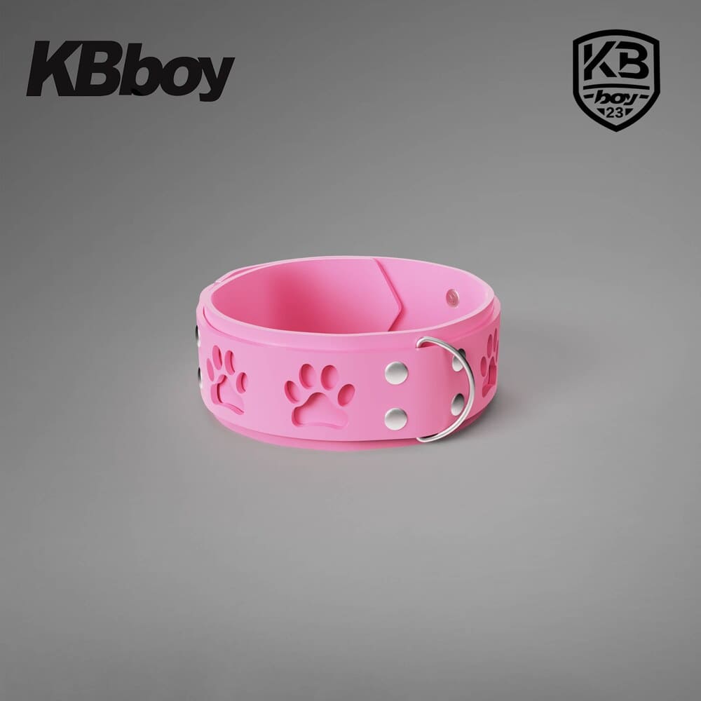 KBboy-Puppy-Paw-Outline-Silicone-Collar