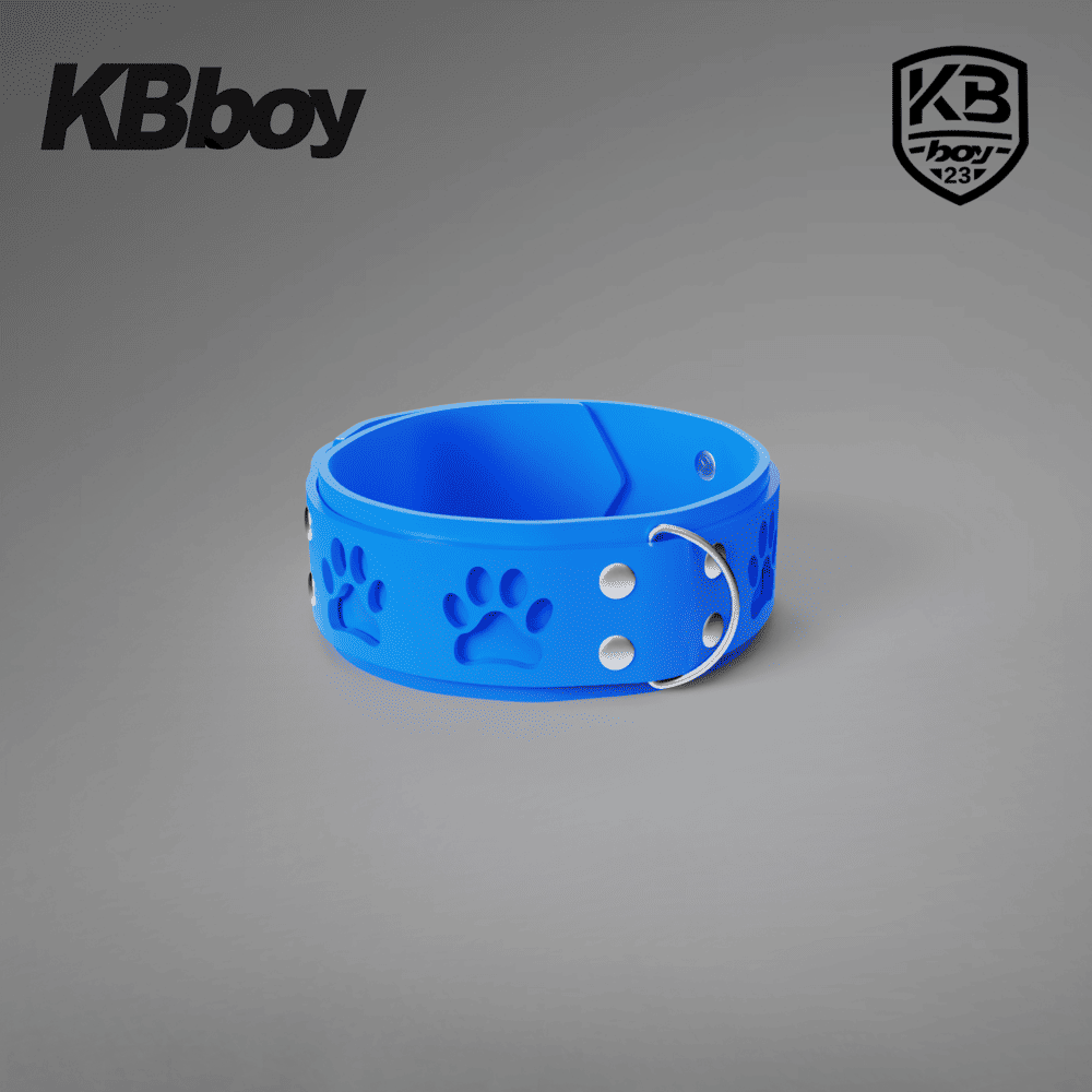 KBboy-Puppy-Paw-Outline-Silicone-Collar