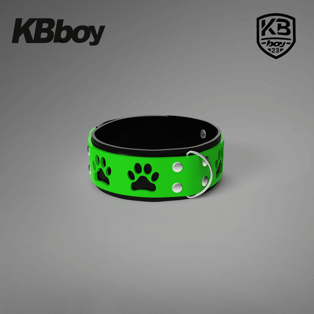 KBboy-Puppy-Paw-Outline-Silicone-Collar