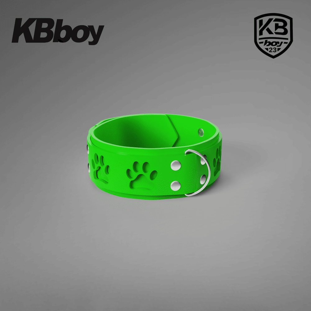 KBboy-Puppy-Paw-Outline-Silicone-Collar