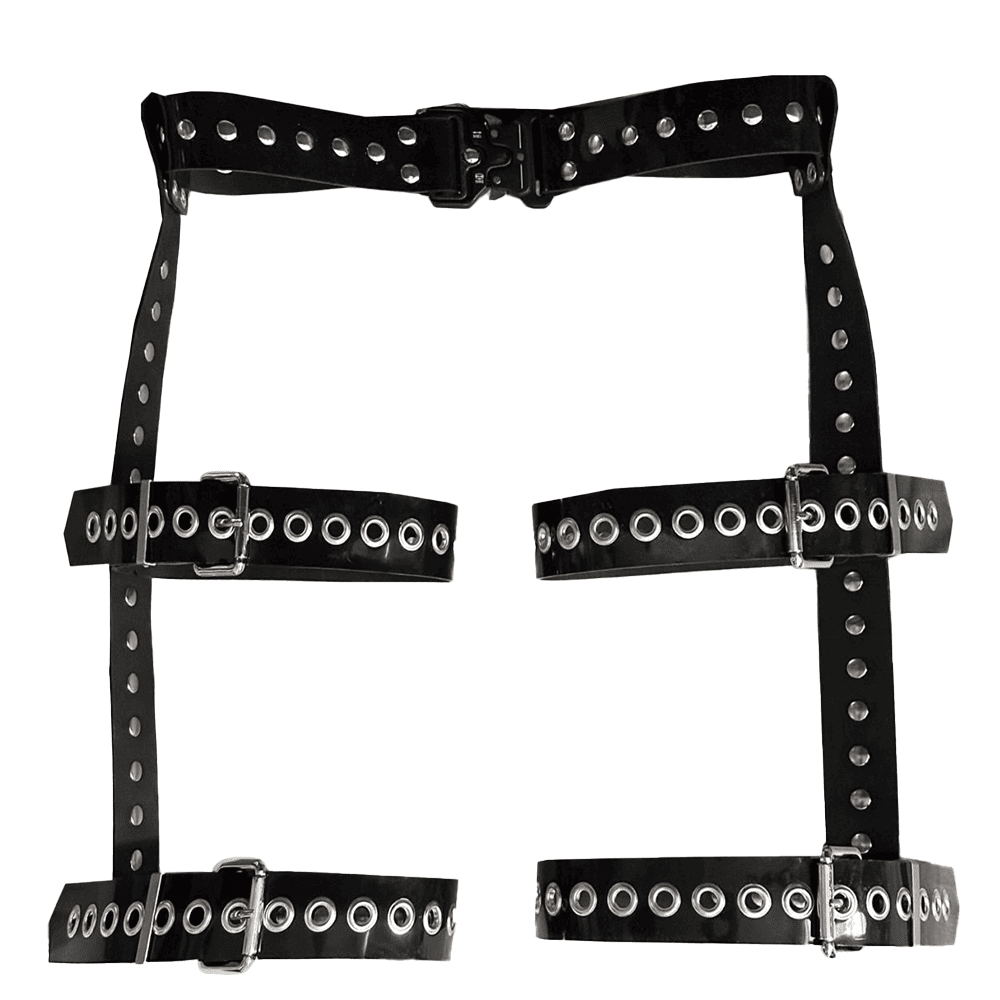 KBboy Straphex – Silicone Body Harness – BDSM Waist & Thigh Restraint