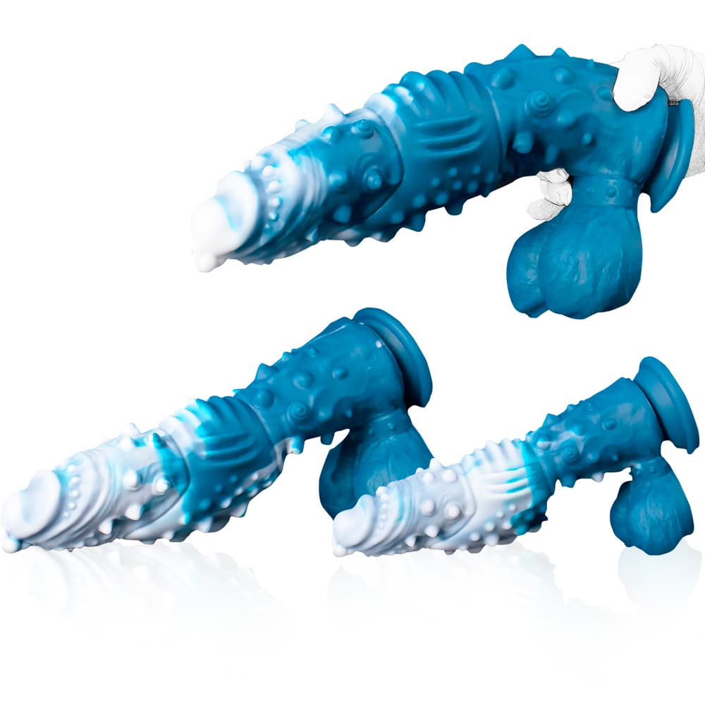 Koopa-Spiked-Shell-Texture-Toy-Fantasy-Silicone-Dildo