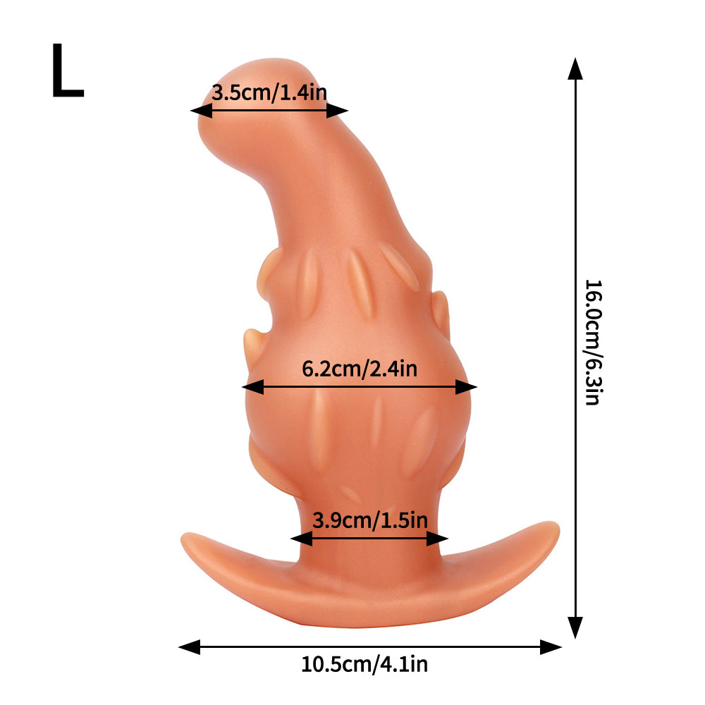 Große Silikon-Buttplug-Analdildos, Sexspielzeug mit erhöhtem Buttplug-Prostata-Massagegerät